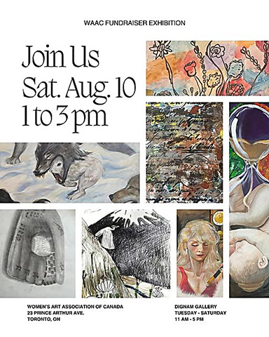 The Next Generation exhibition at the Women’s Art Association of Canada, August 2024